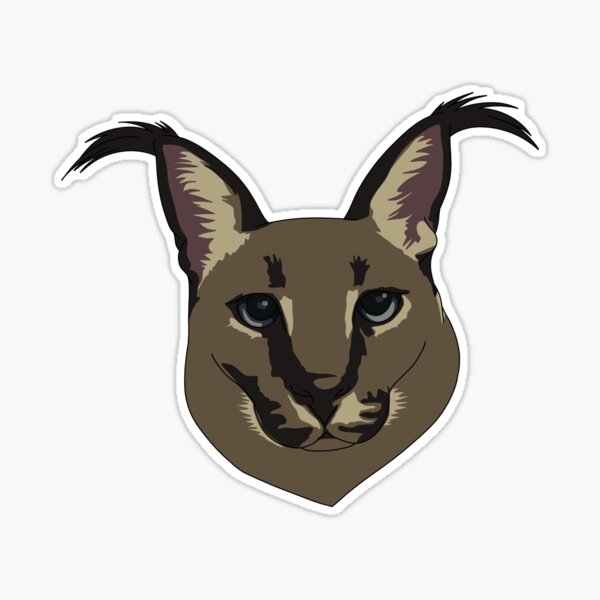 Mexican Lottery, Caracal Cat, The Floppa' Sticker