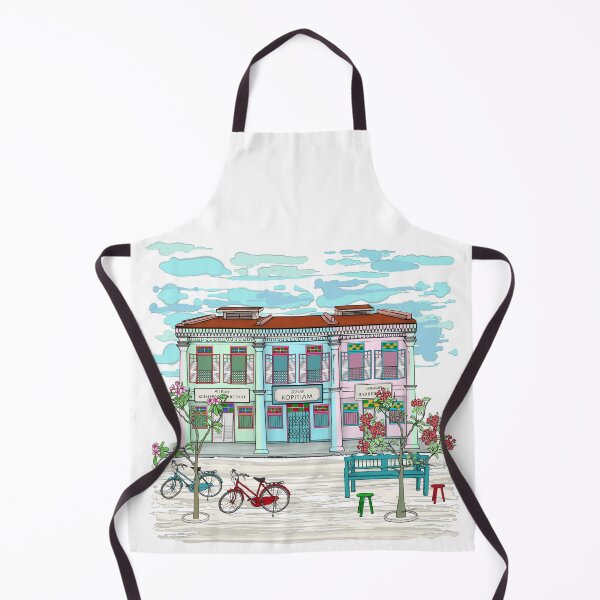 Item preview, PERANAKAN SHOPHOUSE White designed and sold by designsMM.