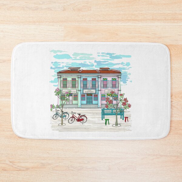 Item preview, PERANAKAN SHOPHOUSE White designed and sold by designsMM.