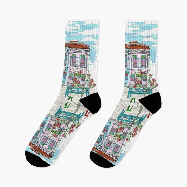 Item preview, PERANAKAN SHOPHOUSE White designed and sold by designsMM.