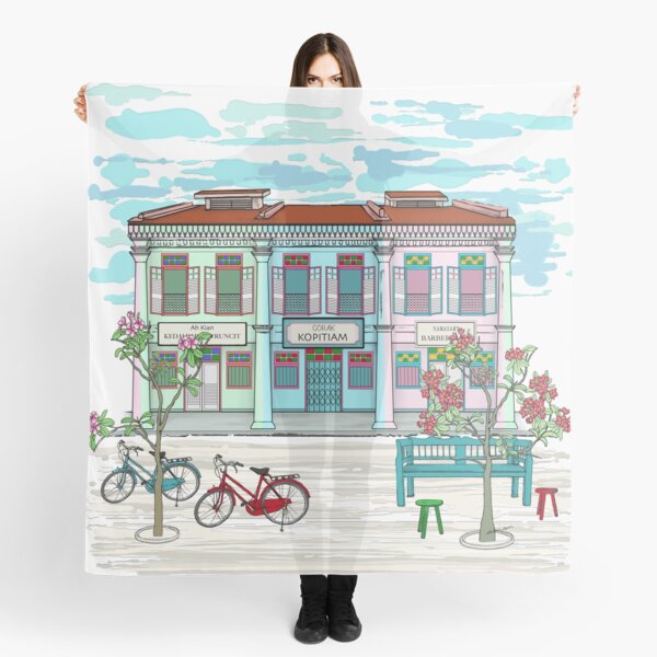 Singapore Shophouse Merch & Gifts for Sale | Redbubble
