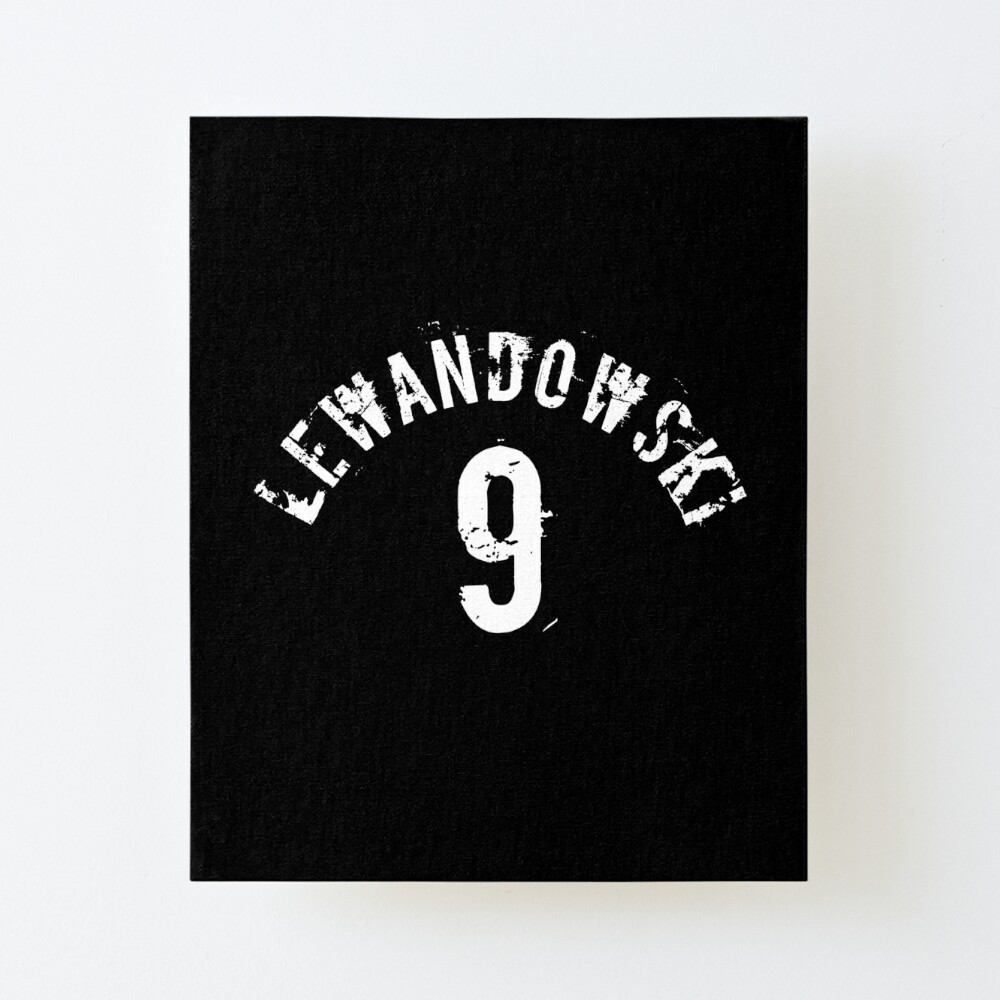 Robert Lewandowski barcelona football jersey number 9 Poster for Sale by  Justtrendytees