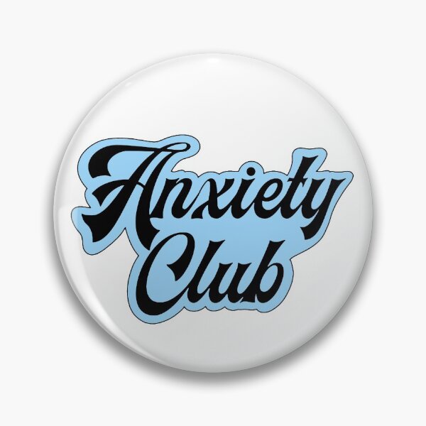 Item preview, Anxiety Club Blue - Psychology Design designed and sold by Psychologist's Inventory.
