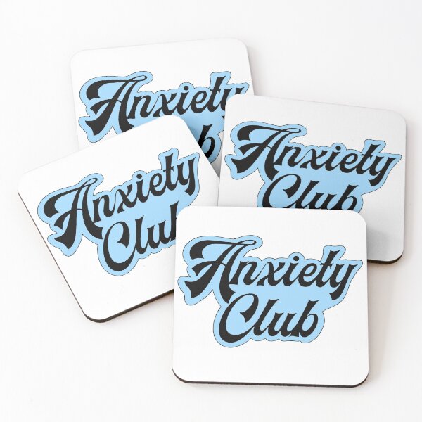 Item preview, Anxiety Club Blue - Psychology Design designed and sold by Psychologist's Inventory.