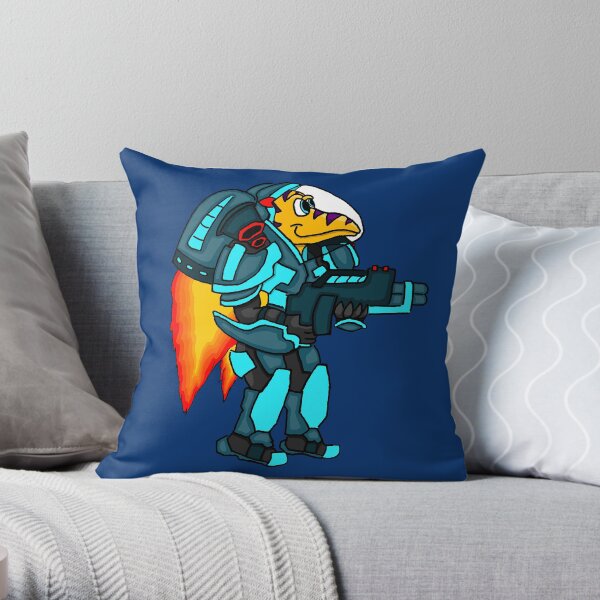 Gary Goanna Halloween Space Suit 2015 Throw Pillow
