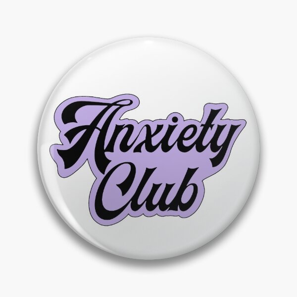 Item preview, Anxiety Club Purple - Psychology Design designed and sold by Psychologist's Inventory.