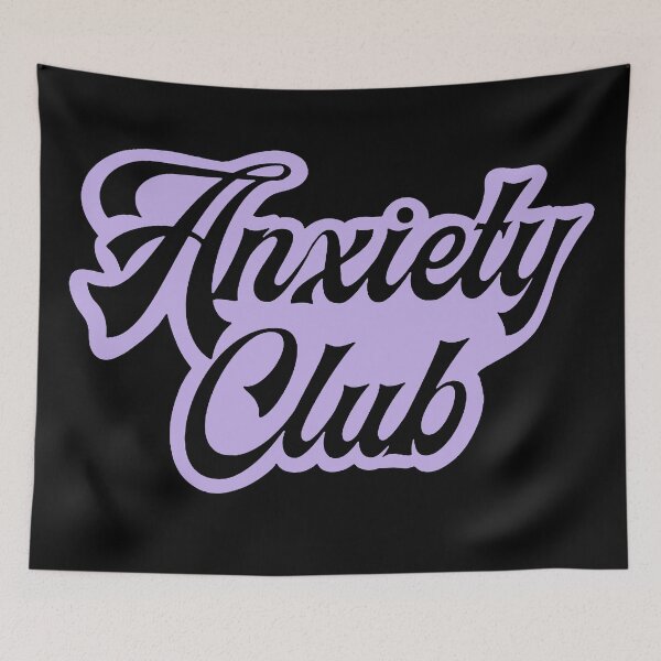 Item preview, Anxiety Club Purple - Psychology Design designed and sold by Psychologist's Inventory.