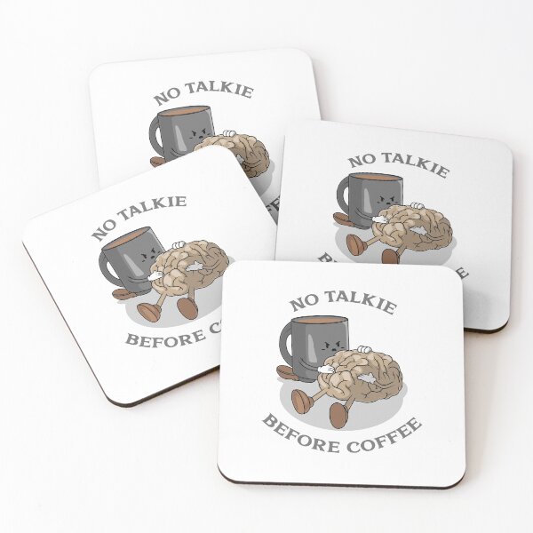 Item preview, No Talkie Before Coffee designed and sold by greenchimp.