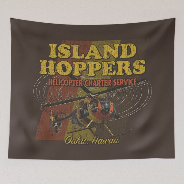 Item preview, Island Hoppers Helicopter Charter Service 1980 designed and sold by AstroZombie6669.