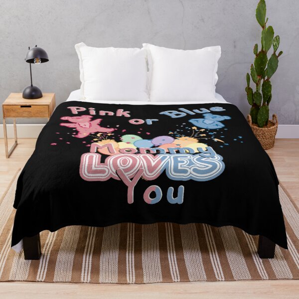 Item preview, Pink or Blue Mommy LOVES You - pink or blue gender reveal designed and sold by tryinart.