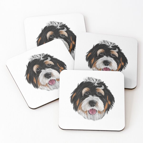 Item preview, Hairy dog dog head designed and sold by DerSenat.
