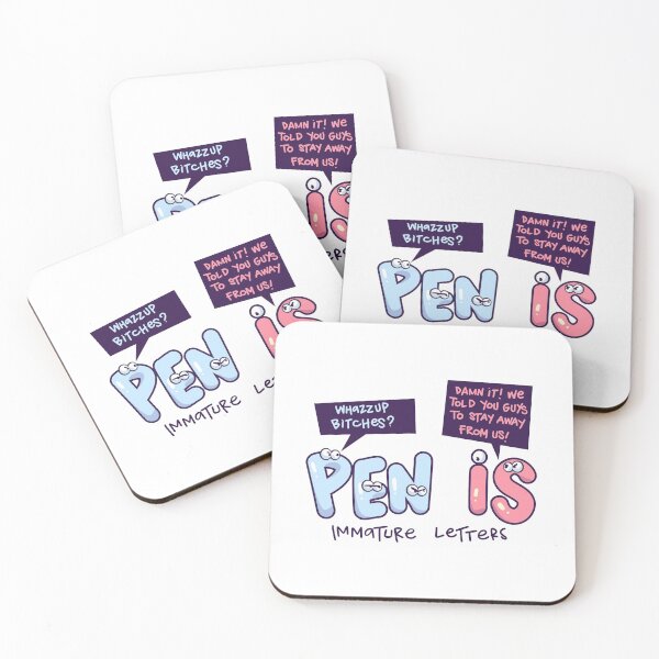 Item preview, Pen Is Immature Letters Gift designed and sold by TTFMerch.
