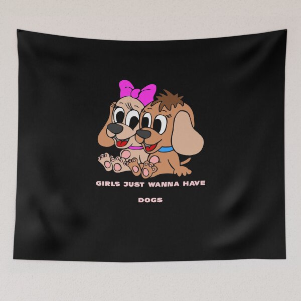 Item preview, Girls Just Wanna Have Dogs designed and sold by sasijaya.