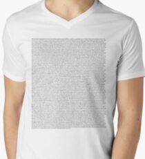 The Office pilot episode script (us) Men's V-Neck T-Shirt