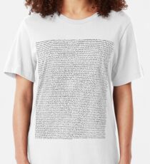 Das Office Pilot Episoden Skript (uns) Slim Fit T-Shirt