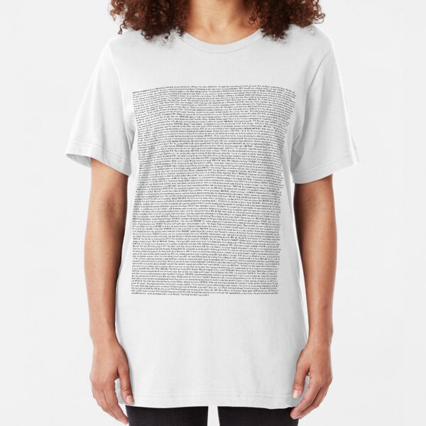 The Office pilot episode script (us) Slim Fit T-Shirt