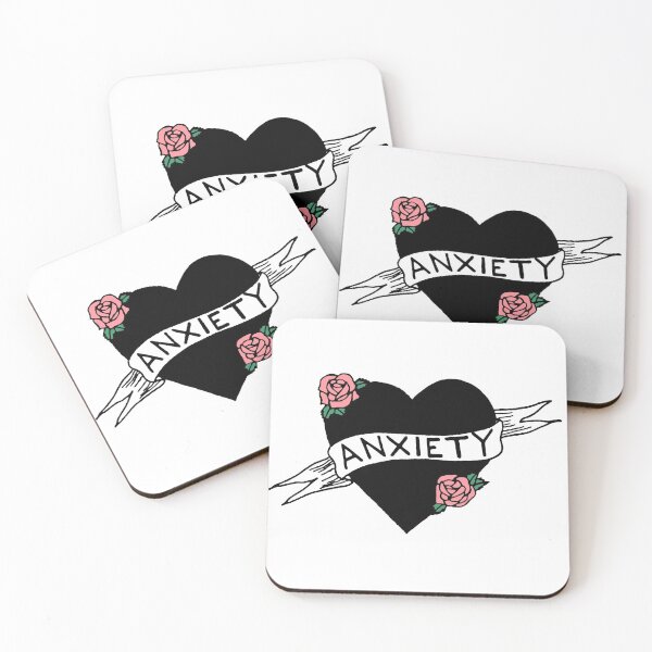Item preview, Anxiety Heart - Psychology Design designed and sold by Psychologist's Inventory.