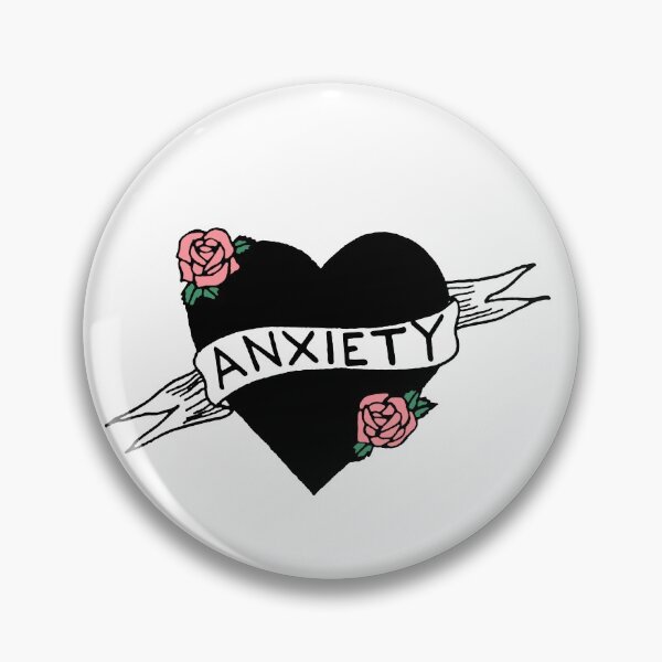 Item preview, Anxiety Heart - Psychology Design designed and sold by Psychologist's Inventory.
