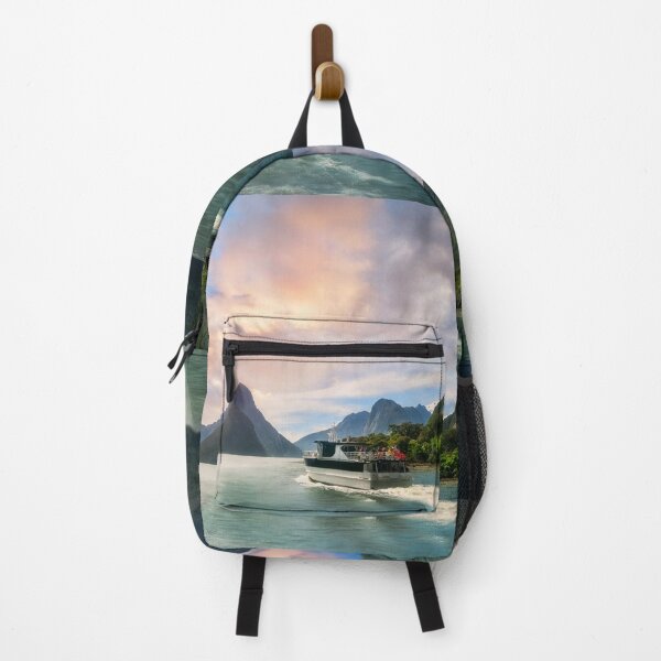 Item preview, A Cruise going into Sunset at Milford Sound designed and sold by Danielasphotos.