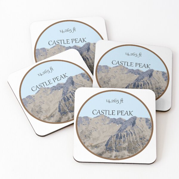 Item preview, Castle Peak Illustration designed and sold by scrossdesigns.