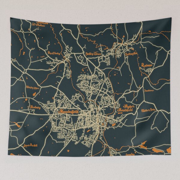Item preview, MAP | MACCLESFIELD PRESTBURY BOLLINGTON RAINOW HENBURY  designed and sold by axelle1410.
