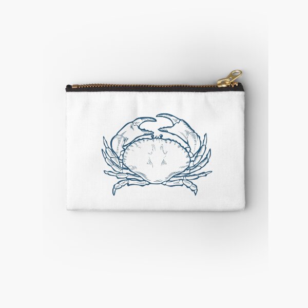 Item preview, Crab seafood nature ocean aquatic underwater vector. Hand drawn marine engraving illustration on white background designed and sold by julkapulka.