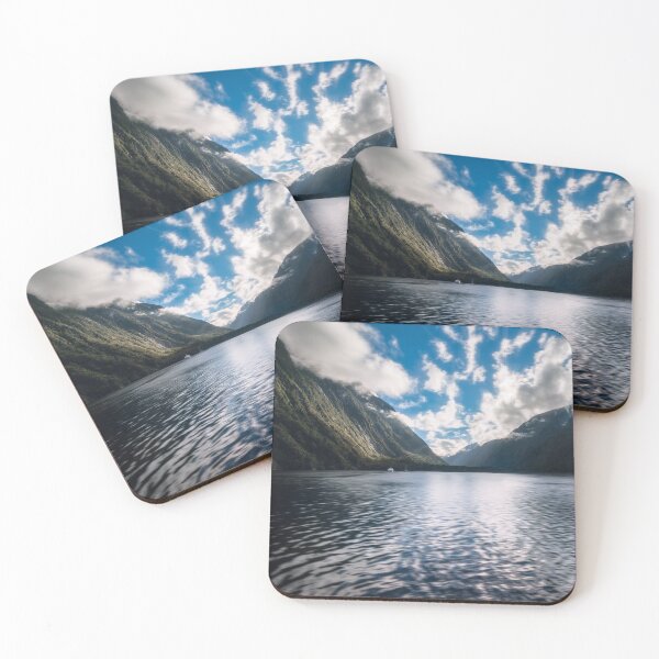Item preview, Dramatic clouds in the morning at Milford Sound, New Zealand. designed and sold by Danielasphotos.