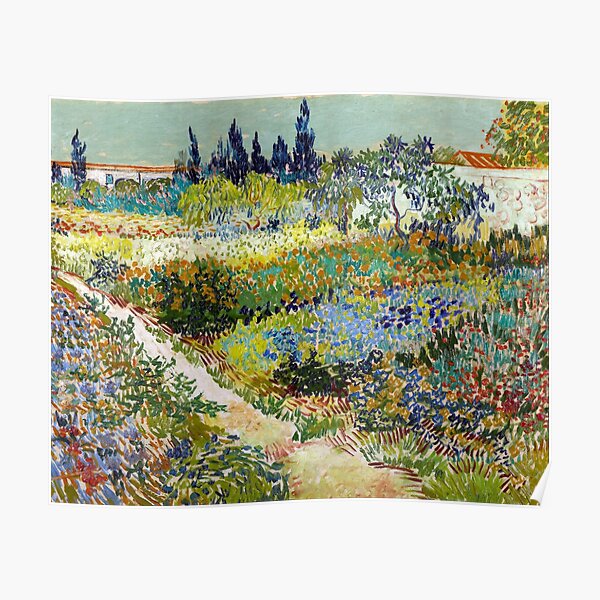 Vincent van Gogh Garden at Arles Poster