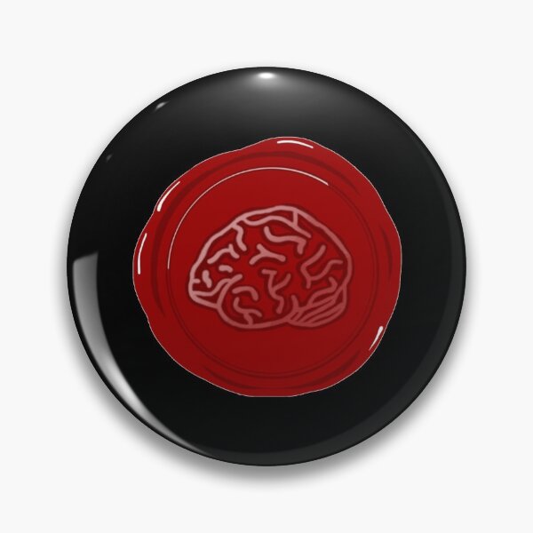 Item preview, Brain shape seal- Psychology Design designed and sold by Psychologist's Inventory.