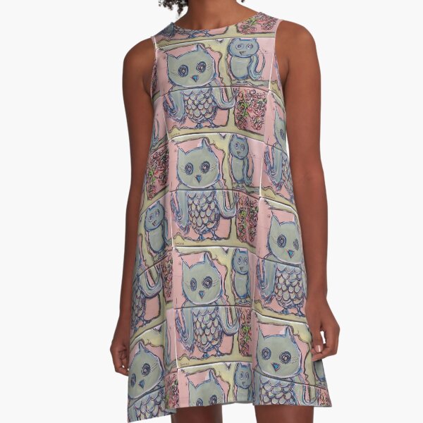 The Owl Tree A-Line Dress