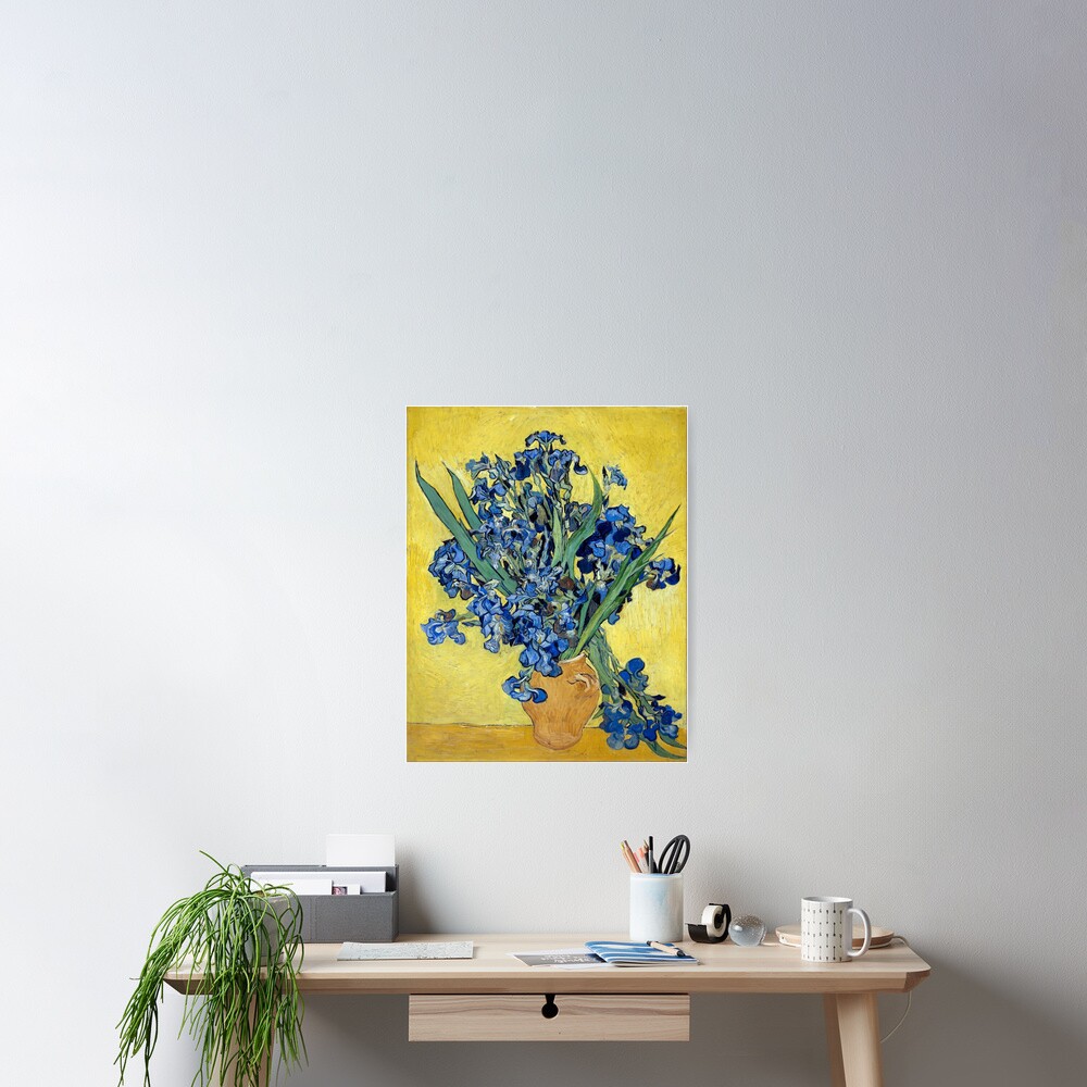 "Vincent van Gogh Irises" Poster for Sale by pdgraphics Redbubble