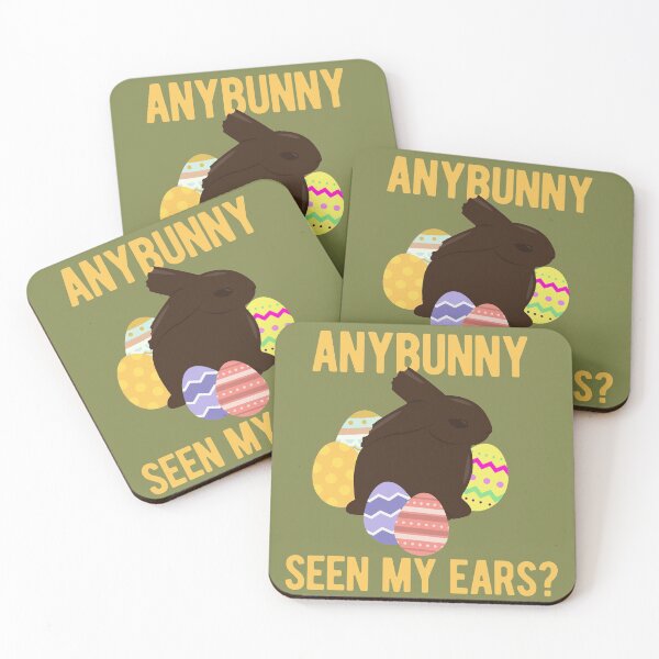 Item preview, Easter Chocolate Bunny Ears Lover Gift with Easter Colorful Eggs Lockdown Easter 2021 designed and sold by hyggekrog.