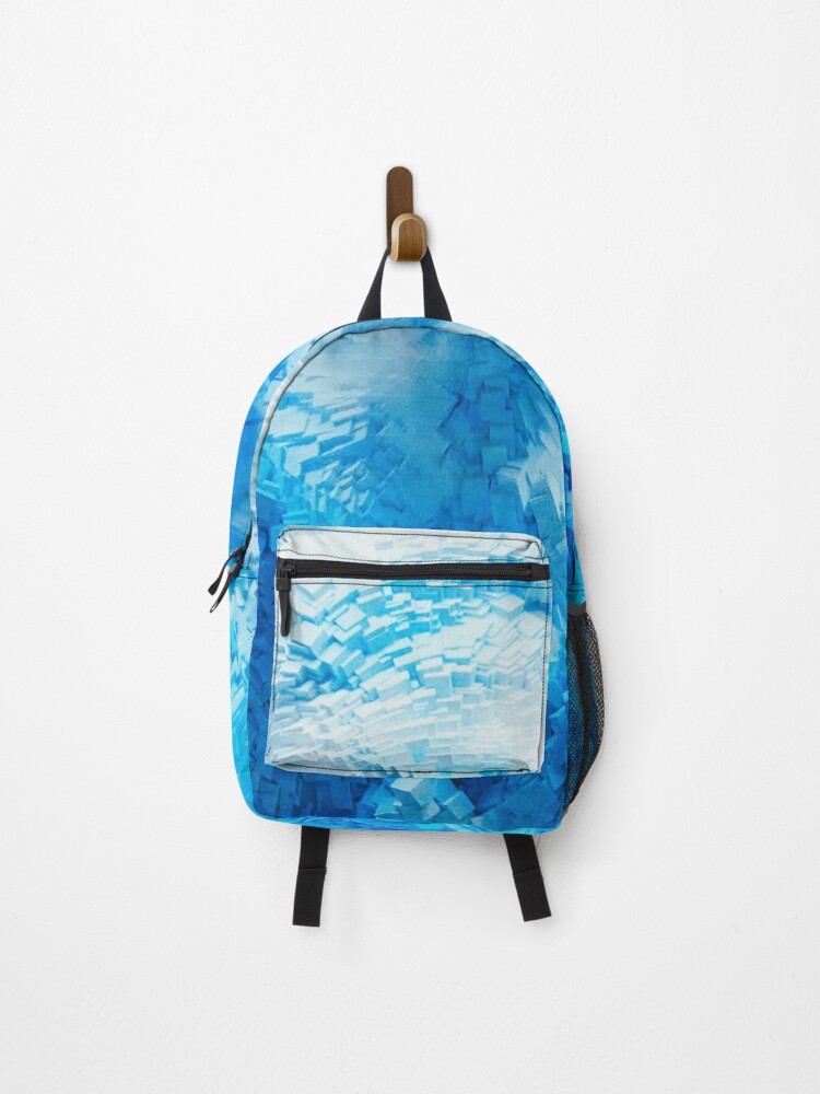 Thumbnail 1 of 3, Backpack, cube abstract designed and sold by LKWDesigns.