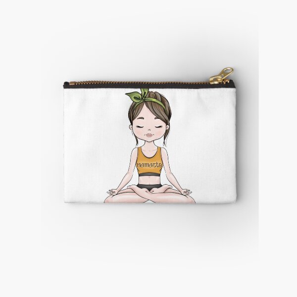 Item preview, Namaste Girls Illustration Inhale Exhale designed and sold by CreativeBu.