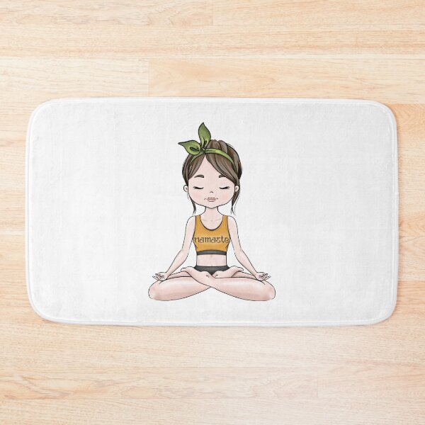 Item preview, Namaste Girls Illustration Inhale Exhale designed and sold by CreativeBu.