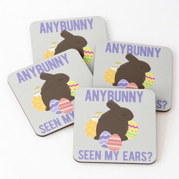 Item preview, Easter Chocolate Bunny Ears Lover Gift with Easter Colorful Eggs Lockdown Easter 2021 designed and sold by hyggekrog.