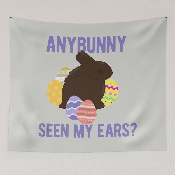 Item preview, Easter Chocolate Bunny Ears Lover Gift with Easter Colorful Eggs Lockdown Easter 2021 designed and sold by hyggekrog.