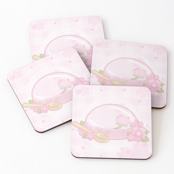 Item preview, Cherry Blossom Raindrop Cake designed and sold by CreativeSprinkleArt.