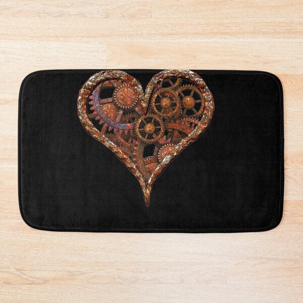 Item preview, Vintage Rusty Mechanical Heart Art Deco designed and sold by analopes994.