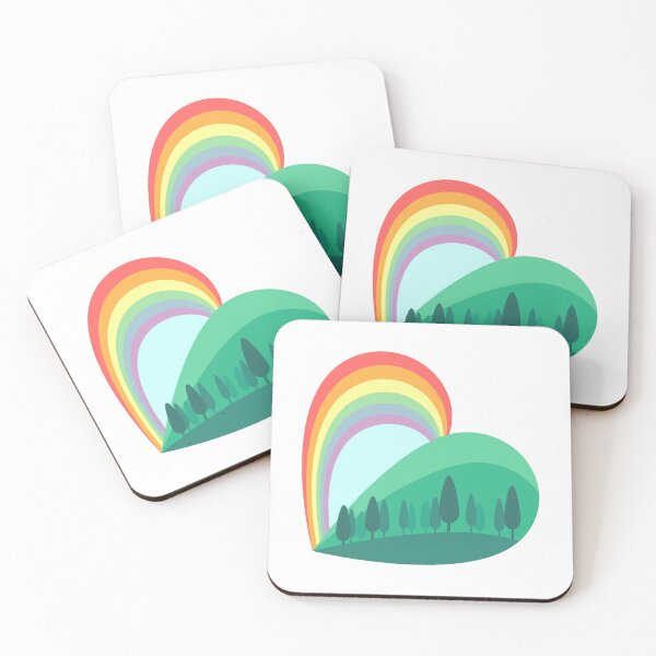 Item preview, Heart Mountain Rainbow designed and sold by RamiBeans.
