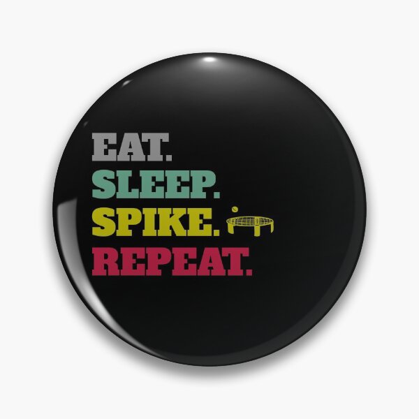 Item preview, Funny Roundnet Eat Sleep Spike Repeat designed and sold by Salvadax.
