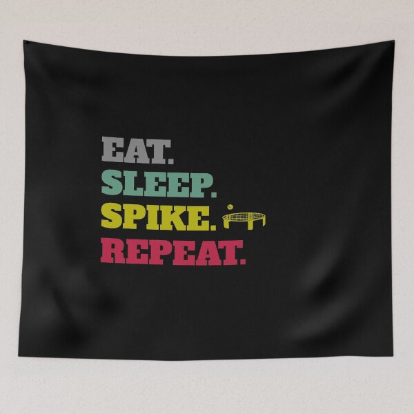 Item preview, Funny Roundnet Eat Sleep Spike Repeat designed and sold by Salvadax.