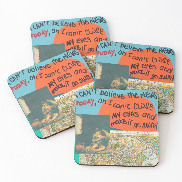 Item preview, U2 Sunday Bloody Sunday Newspaper Collage designed and sold by junepillows.