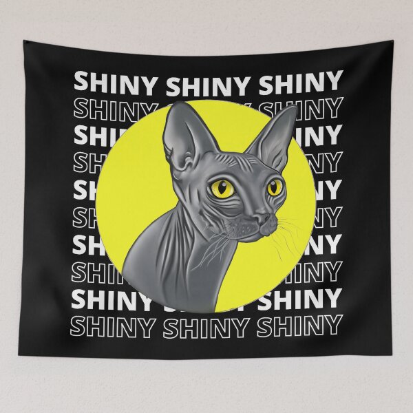 Item preview, SHINY BINGUS Black Hairless Cat Sphinx CORPSE HUSBAND ONLY HANDS ONLY STRANDS designed and sold by JadedVintage.