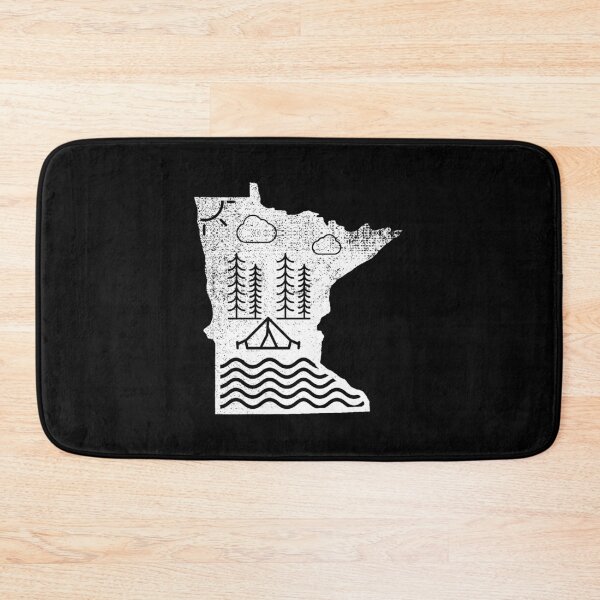 Item preview, Minnesota Nature Camping Scene designed and sold by MinnesotApparel.