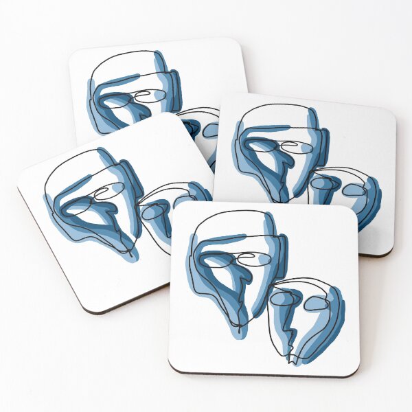 Item preview, Abstract human faces painting designed and sold by dnbmusic8.