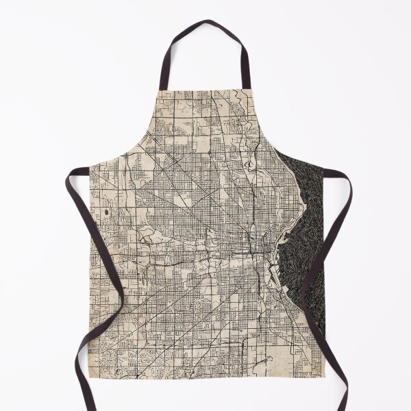 Item preview, CHICAGO map Illinois Ink lines 2 designed and sold by InkMaps.