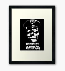 ACAB 2016 BLACK/WHITE Framed Print