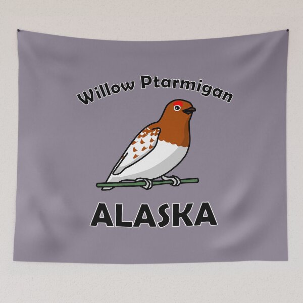 Item preview, Willow Ptarmigan, State Bird of Alaska designed and sold by denip.