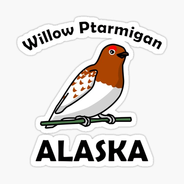 Item preview, Willow Ptarmigan, State Bird of Alaska designed and sold by denip.
